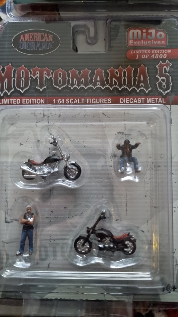 Motormania #5 Figuur Set American Diorama 1:64, Christian@diecastcompany.nl, 1:50 of kleiner, Diecast Company, Nieuw