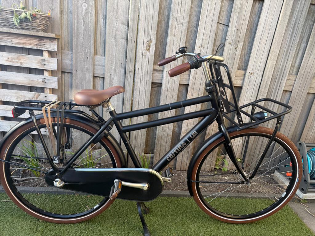 Prachtige Cortina u4 regular H50 28’’ met bruine accenten, Fietsen en Brommers, Fietsen | Jongens, Ophalen of Verzenden, Zo goed als nieuw