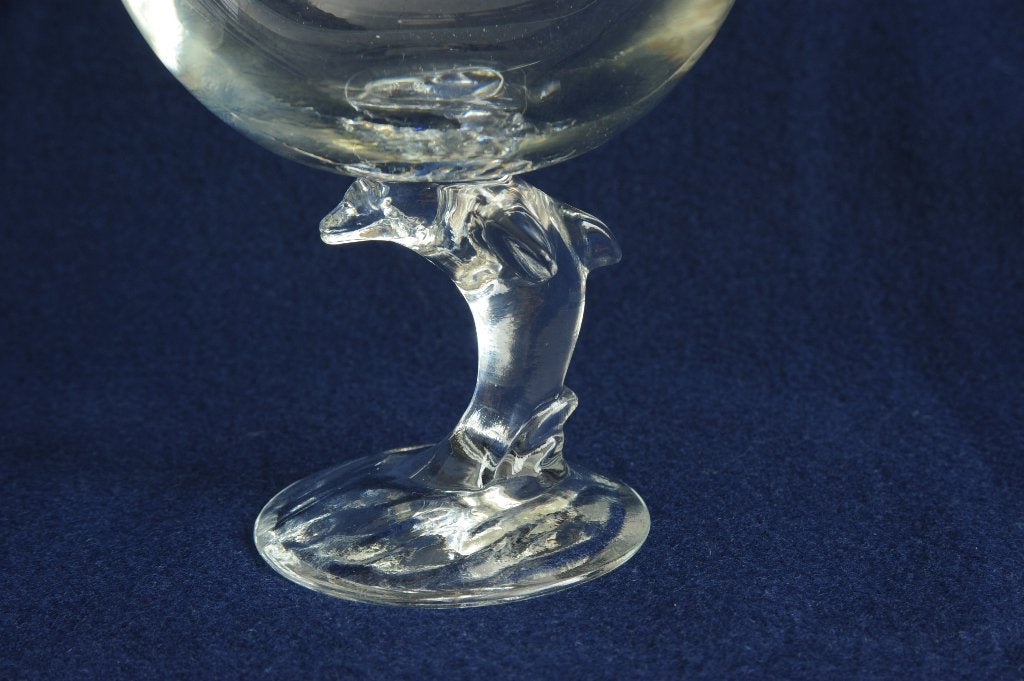2 dolfijn coupes - glas, Ophalen, Overige typen, Modern, Glas