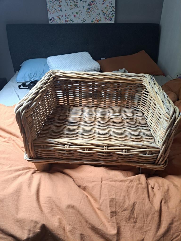 Hondenmand voor kleine honden, Dieren en Toebehoren, Ophalen, Gebruikt, Riet
