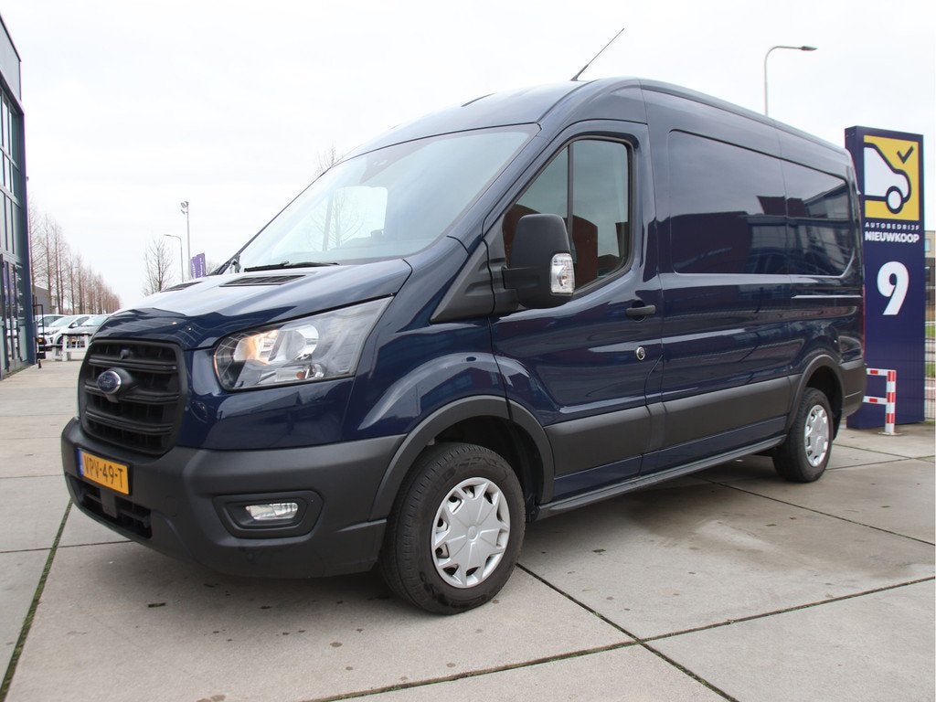 Ford Transit 290 2.0 TDCI L2H2 Trend Werk inrichting, Trekha, Stof, Euro 6, 4 cilinders, Blauw
