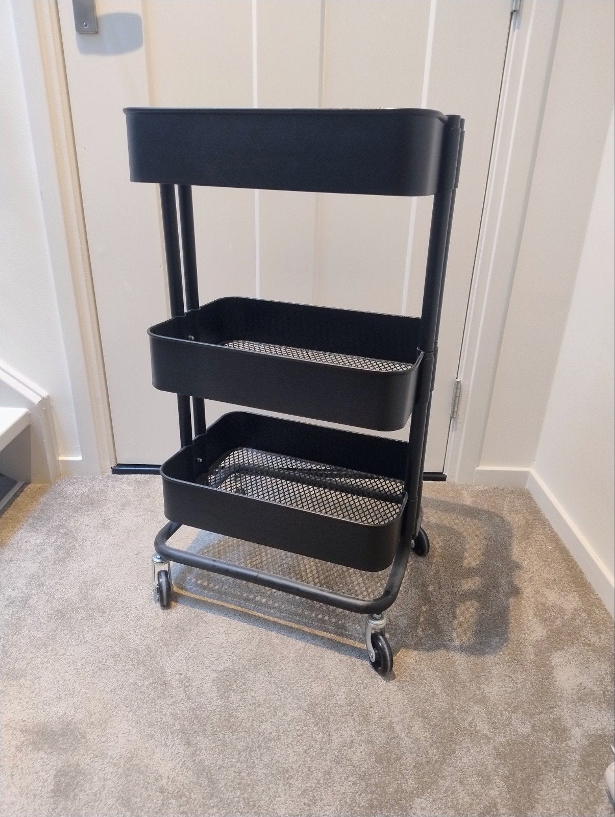 Ikea RÅSKOG roltafel - Zwart, Ophalen, Gebruikt