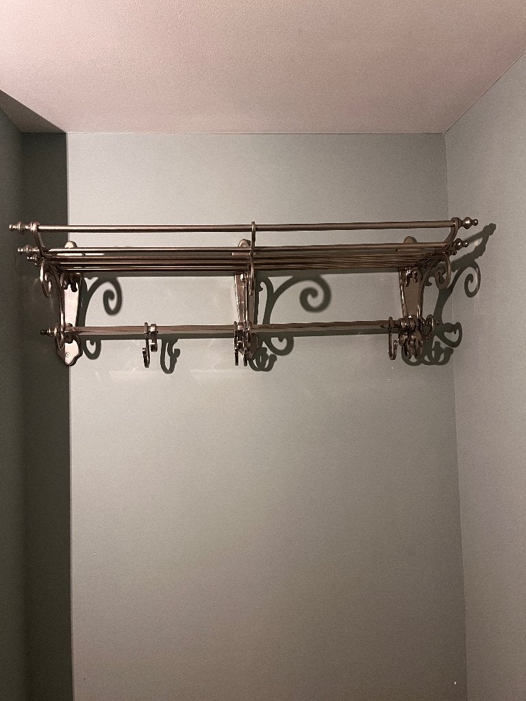 Kapstok, garderobe rek, metaal, vintage, Gebruikt, Minder dan 100 cm, Metaal, Ophalen