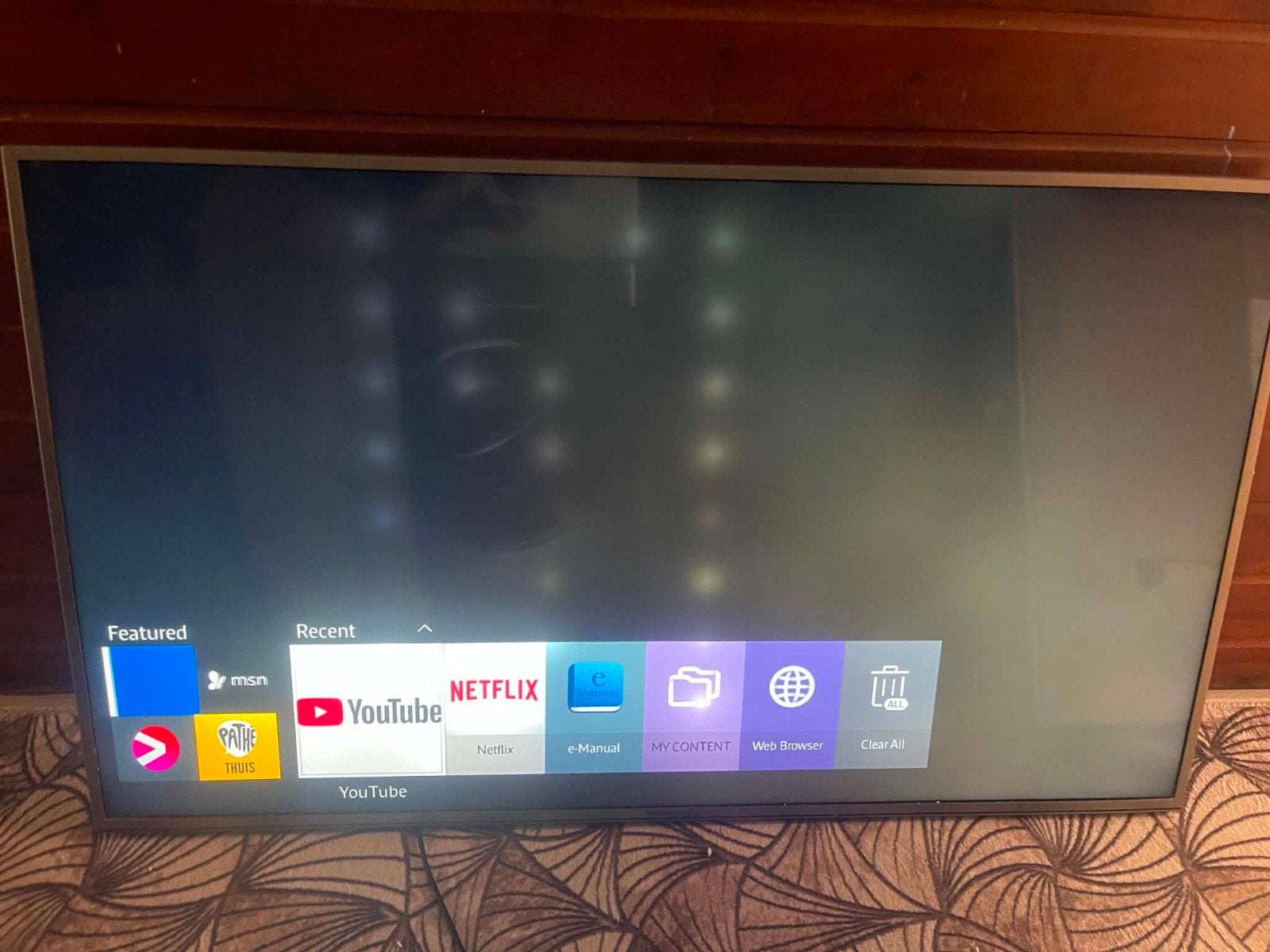 Samsung 55 inch Crystal UHD Smart TV, LED, Ophalen of Verzenden, Zo goed als nieuw, Samsung