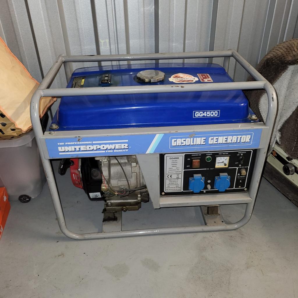 UnitedPower GG4500 Benzine Generator - Gebruikt, Ophalen of Verzenden, Gebruikt