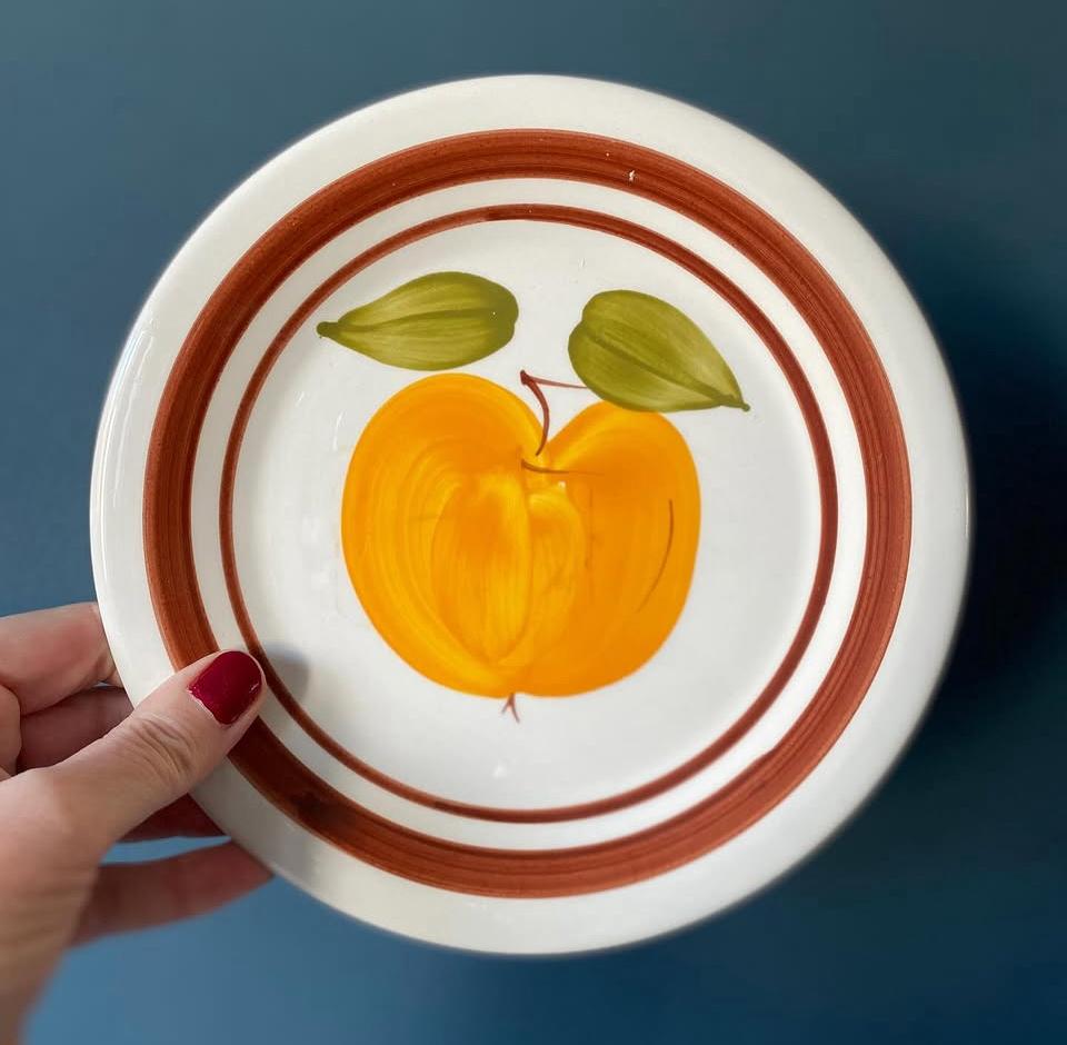 Quadrifoglio set van 4 ‘Apple’ borden, Ophalen of Verzenden, Zo goed als nieuw, Overige stijlen, Bord(en)