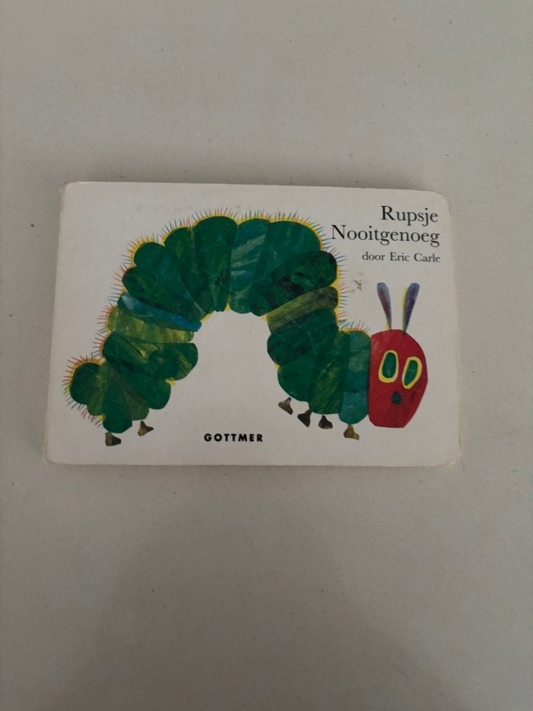 Rupsje nooitgenoeg - eric carle (kartonboek) boekje!, Boeken, Ophalen of Verzenden, Gelezen, Eric Carle, 2 tot 3 jaar
