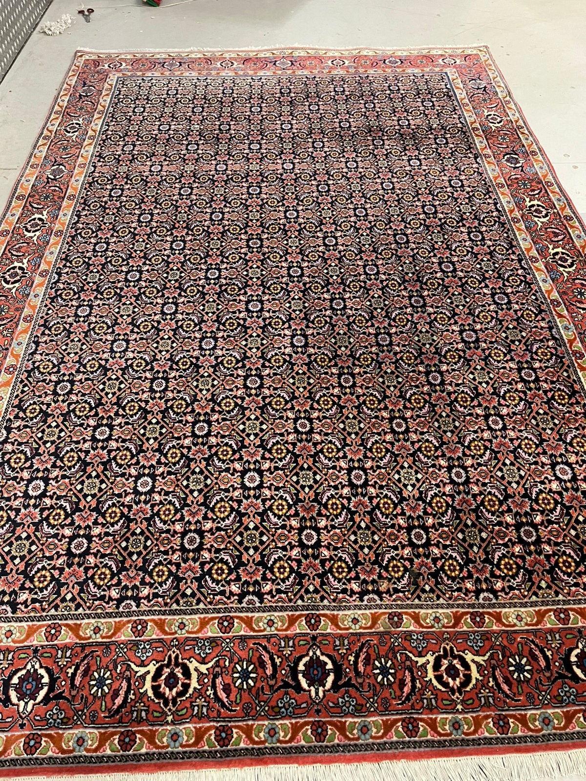 Perzische tapijt handgemaakte bidjar 300x200,, Ophalen, Blauw, 150 tot 200 cm, 200 cm of meer