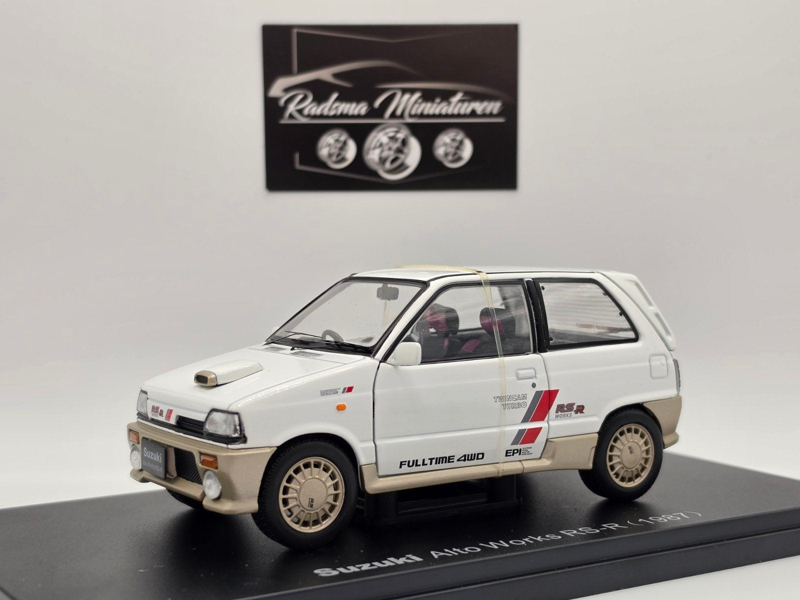 Suzuki Alto Works RS-R 1987 - Wit - 1:24 Japan Hachette, Overige merken, Auto, Japan hachette, Nieuw