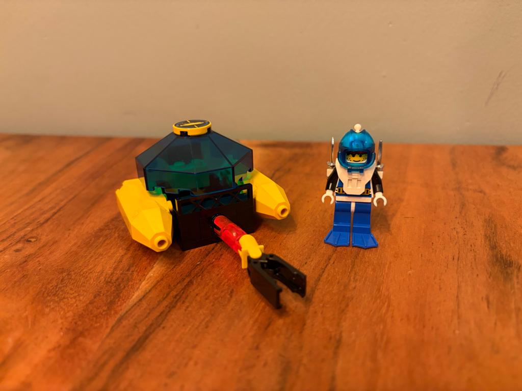 LEGO Aquazone 6125 Sea Sprint 9 met minifiguur, Gebruikt, Overige thema's, Lego, Ophalen of Verzenden