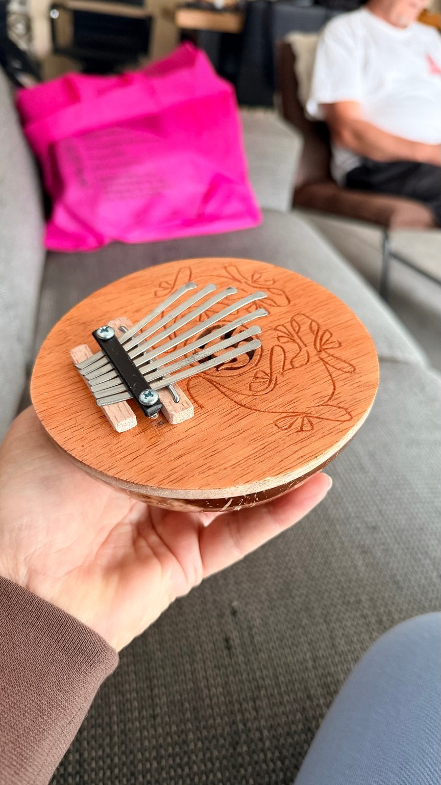 Mini Kalimba Vingerpiano - Houten Duimpiano, Muziek en Instrumenten, Ophalen of Verzenden, Nieuw