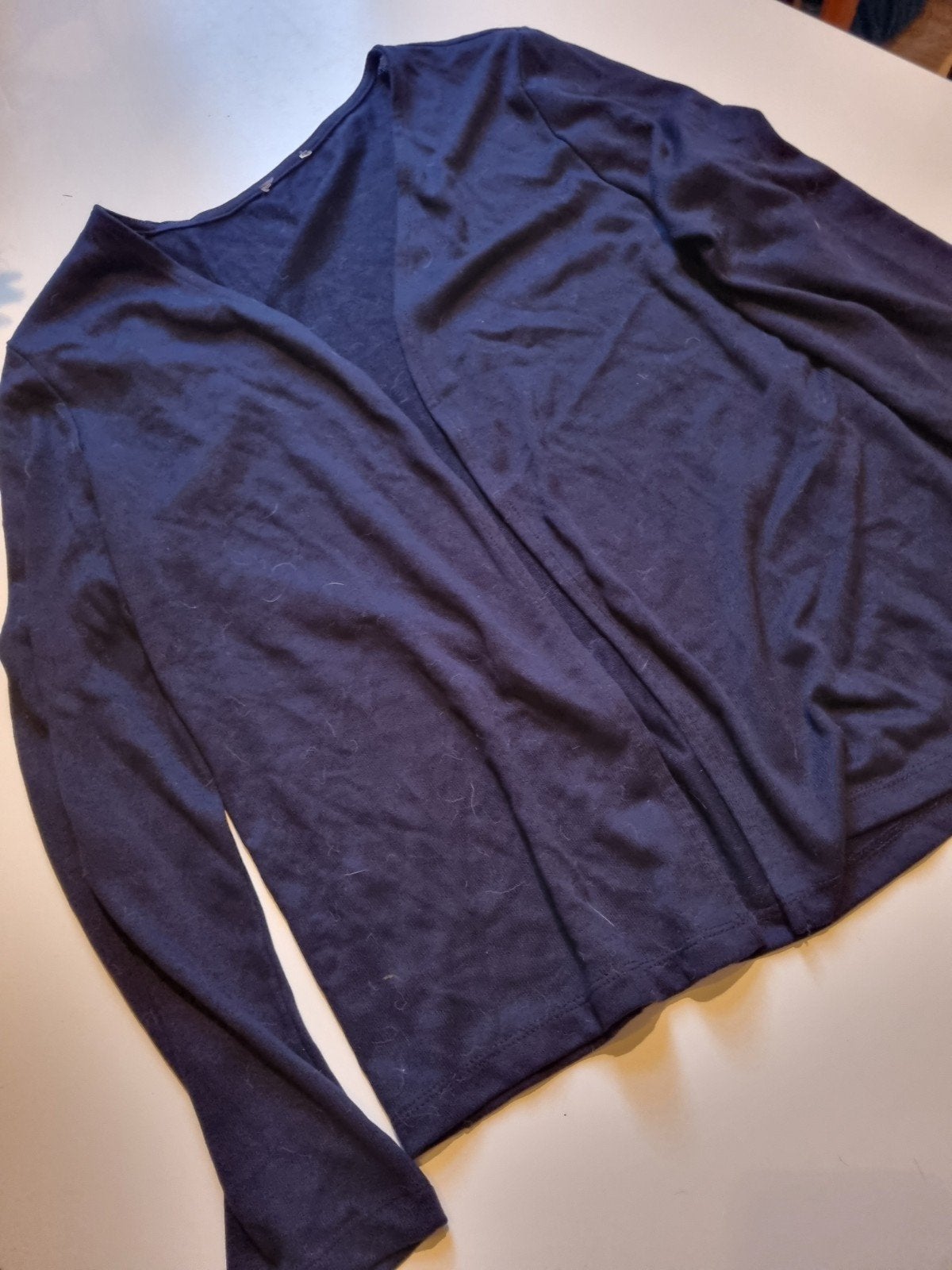 Donkerblauw vest, Ophalen of Verzenden, Gedragen, Maat 42/44 (L), Blauw