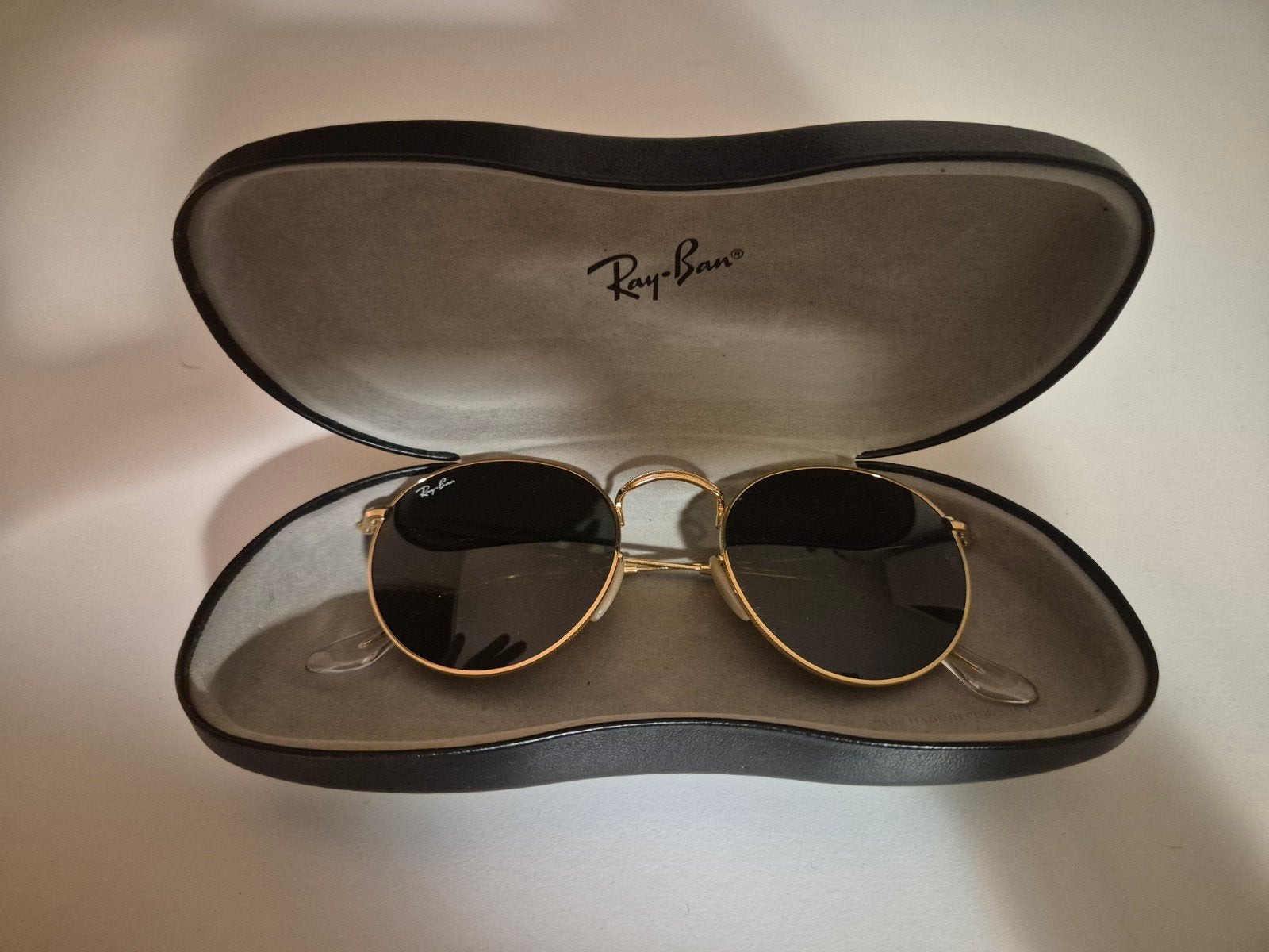 Ray-Ban Round Metal RB3447, Zonnebril, Overige kleuren, Ophalen of Verzenden, Zo goed als nieuw