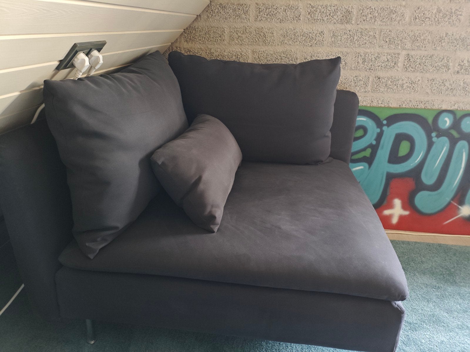 Hoek element/fauteuil van Ikea, Ophalen, Overige kleuren, Zo goed als nieuw, Eén