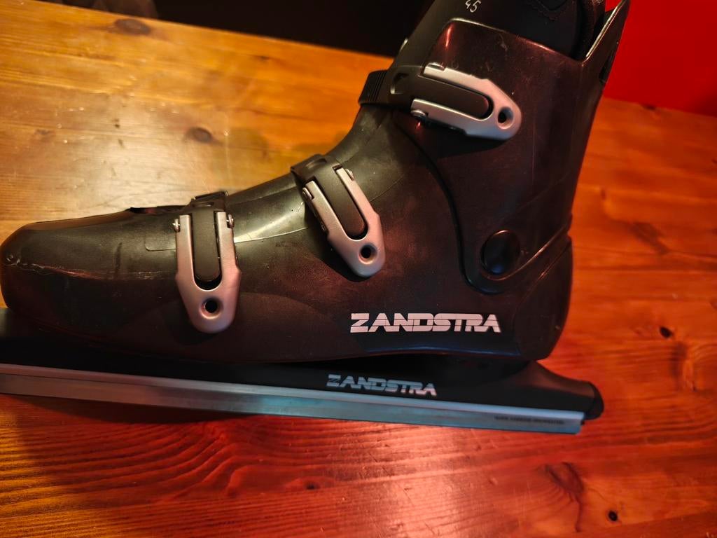 Zandstra Noren schaatsset met comfortabele schoen, maat 45, Sport en Fitness, Schaatsen, Ophalen, Gebruikt, Noren, Zandstra