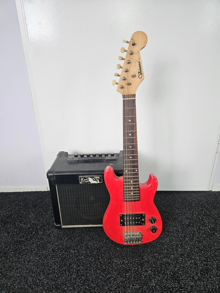 Kinder Volcano Rock-A-Teer elektrische gitaar met versterker, Muziek en Instrumenten, Snaarinstrumenten | Gitaren | Elektrisch