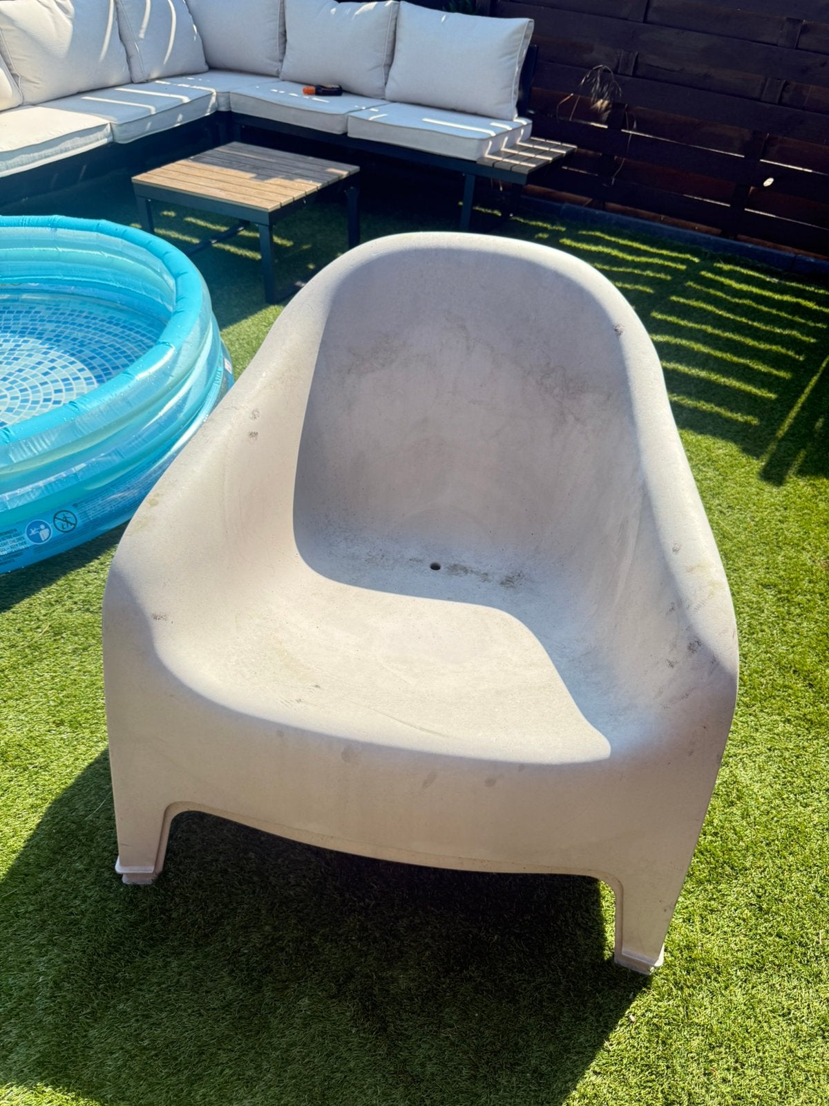 2 kuipstoelen, Ophalen, Gebruikt, Kunststof