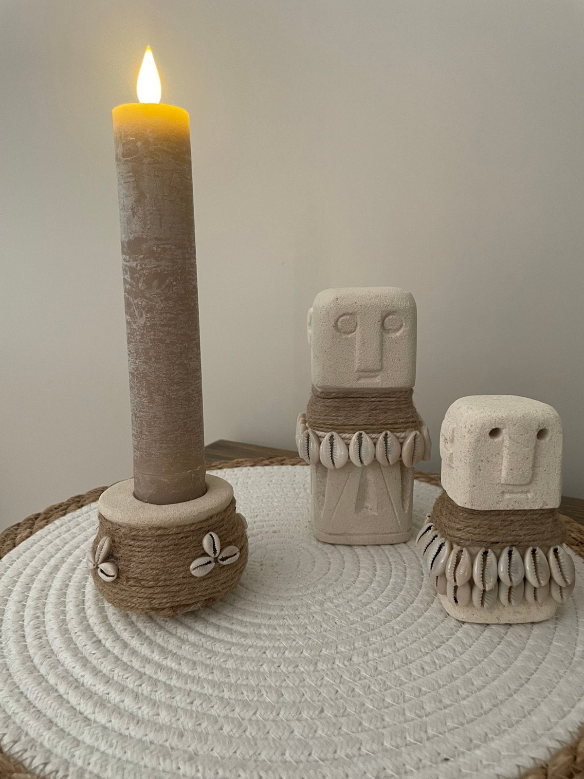 Nieuw kaarsenhouder Bali, Ophalen of Verzenden, Nieuw, Kaars