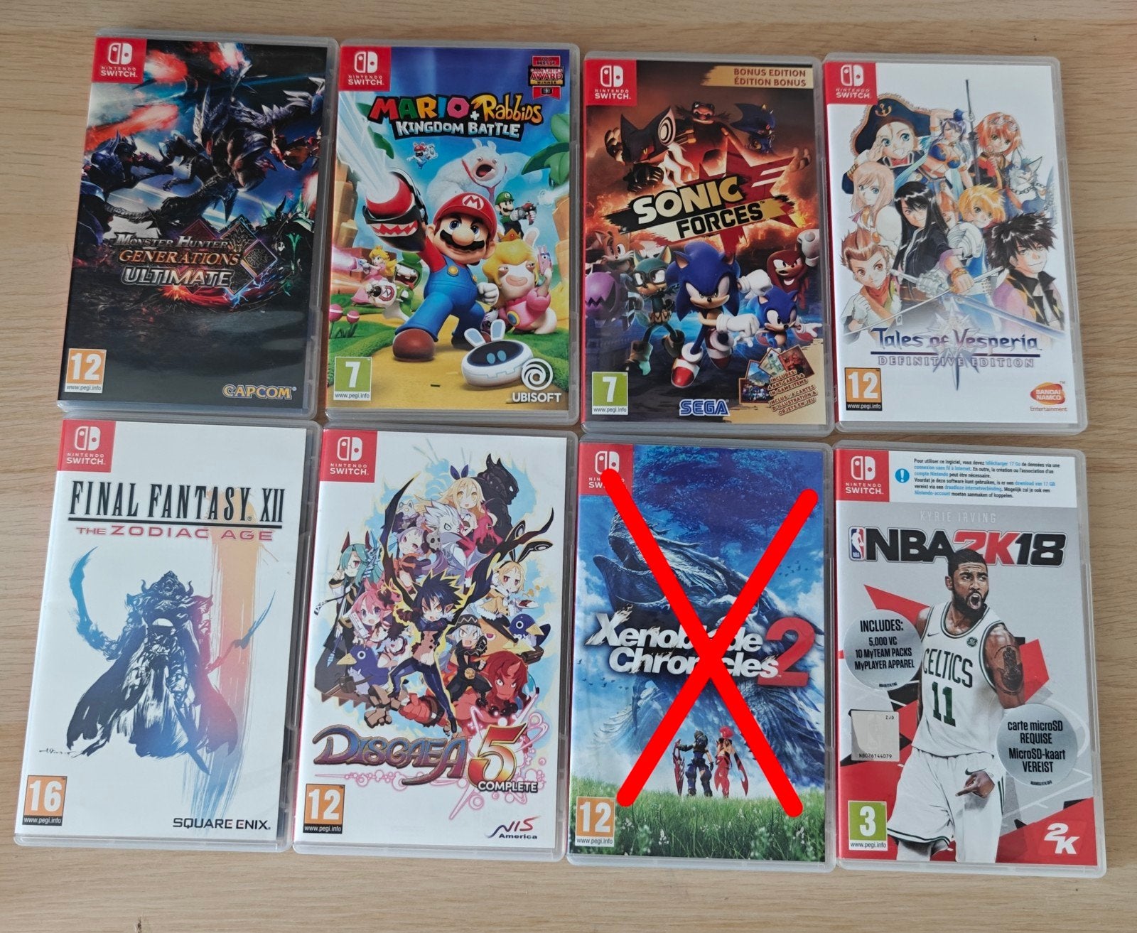 Collectie van Switch Games, Spelcomputers en Games, Games | Nintendo Switch, Zo goed als nieuw, Overige genres, 1 speler, Vanaf 3 jaar