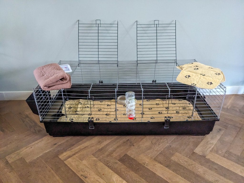 Vaneste Bodembedekking fleece Pee Pads voor in caviahok, Ophalen, Gebruikt, Verzorging
