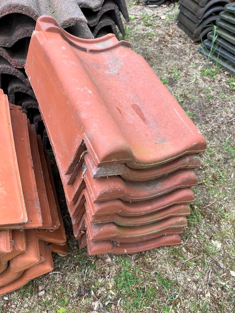 36 st. gevelpannen KDN type Renova natuurrood, Ophalen, Gebruikt