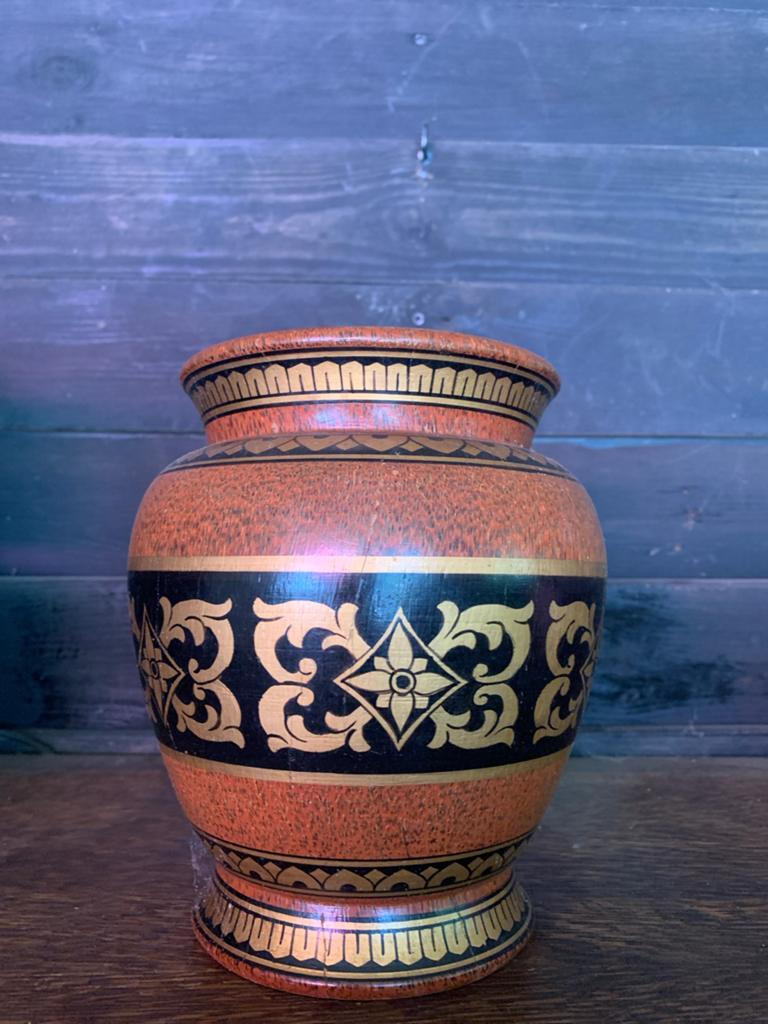 Decoratieve plateel vaas, Antiek en Kunst, Ophalen of Verzenden
