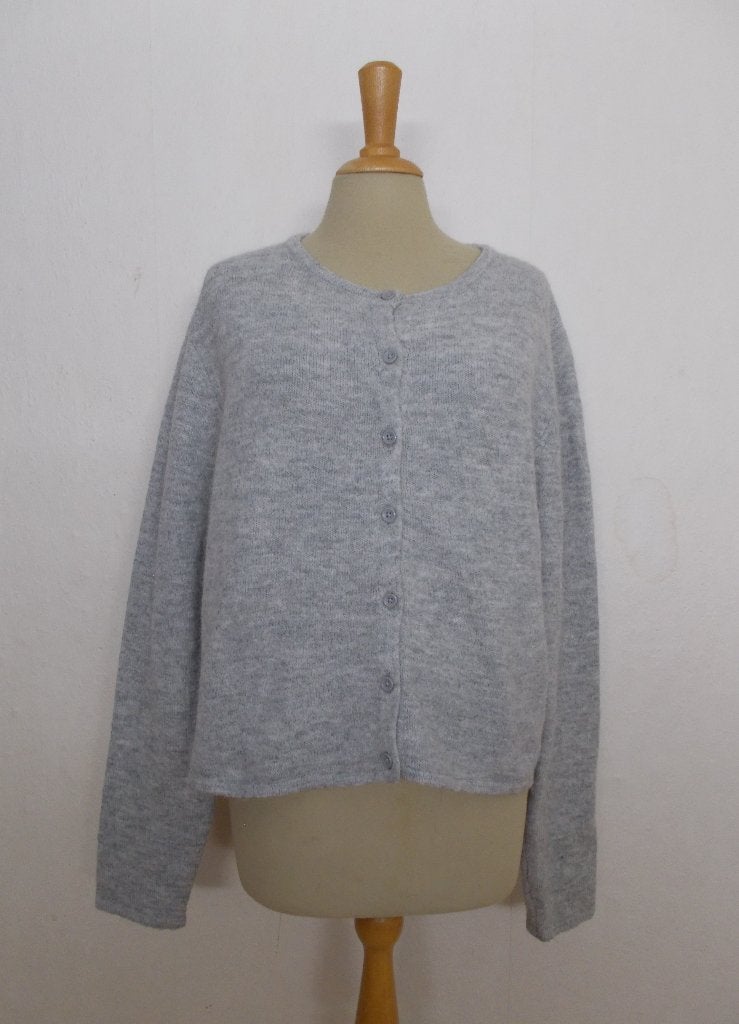 Warm 14% wol /7% alpaca mix grijs vestje van Gina Tricot! XL, Verzenden, Zo goed als nieuw, Maat 46/48 (XL) of groter, Grijs