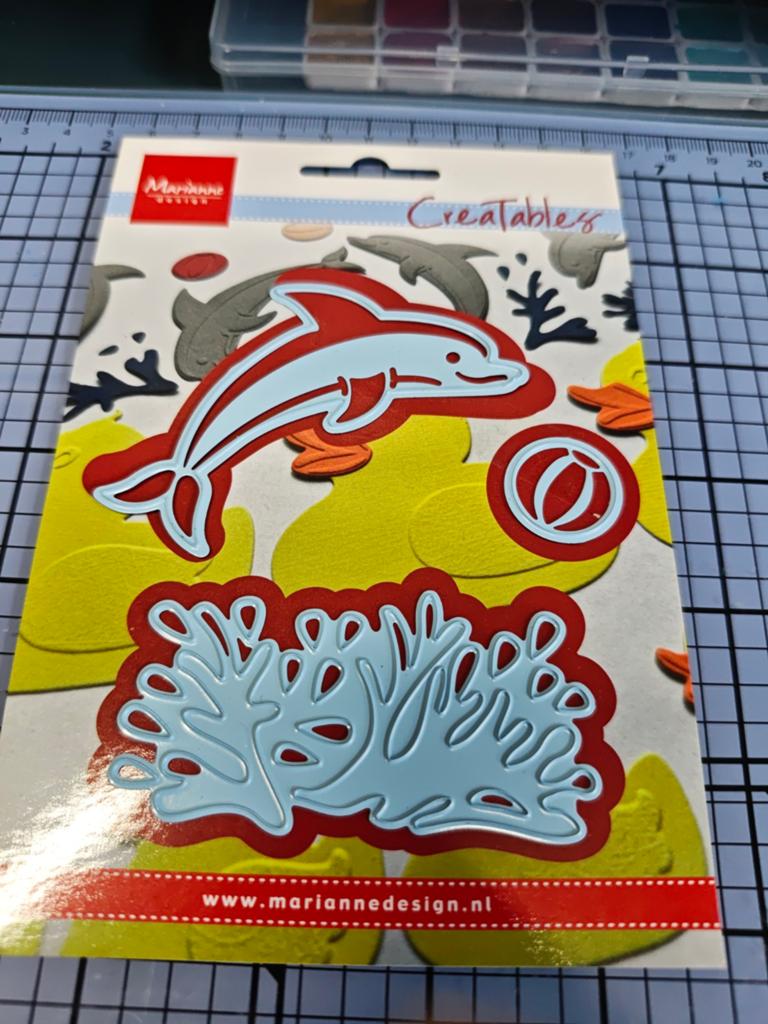 Marianne Design Creatables Dolfijn en Koraal Snijmallen, Ophalen of Verzenden