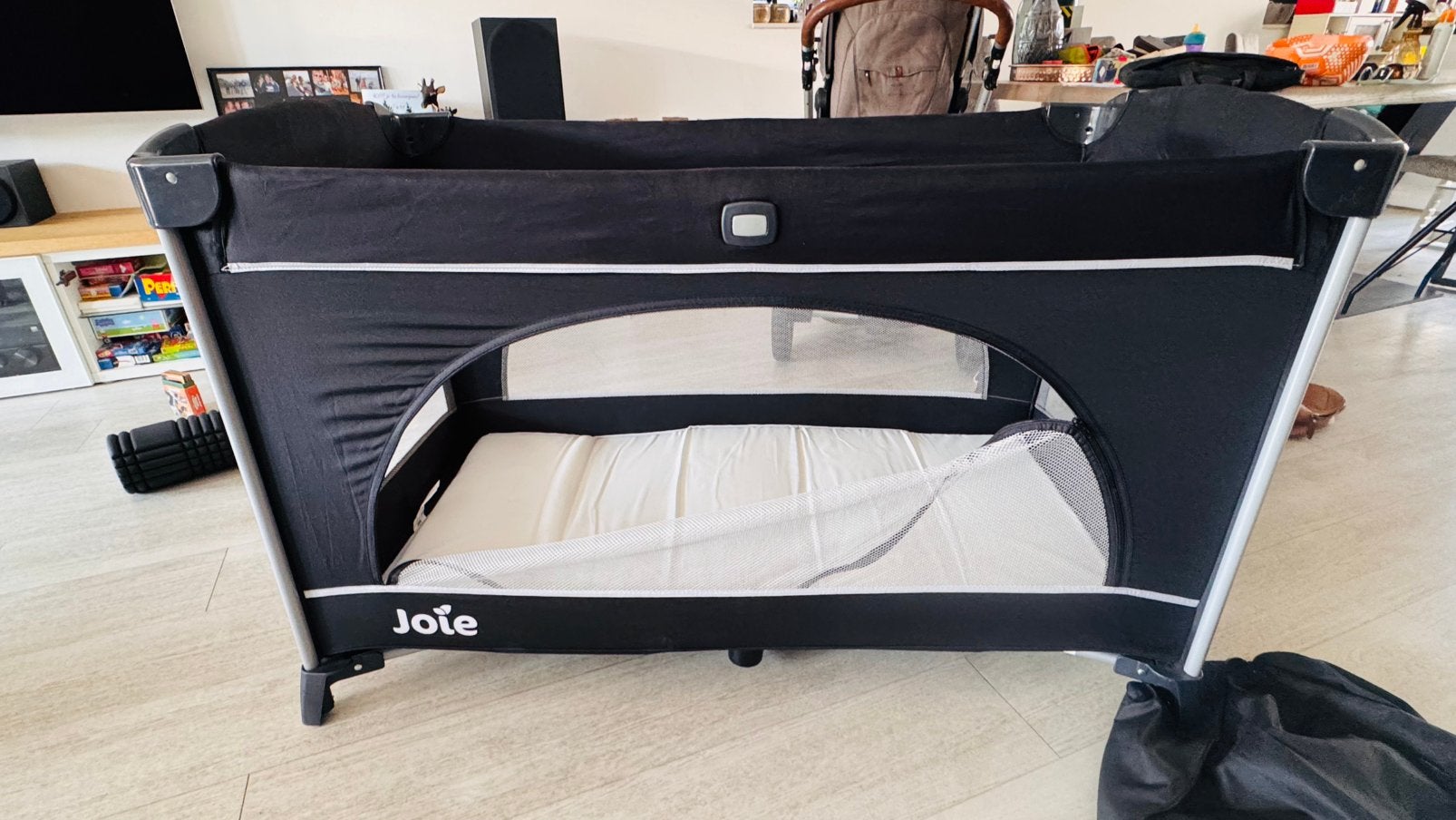 Campingbedje incl. matras, Ophalen
