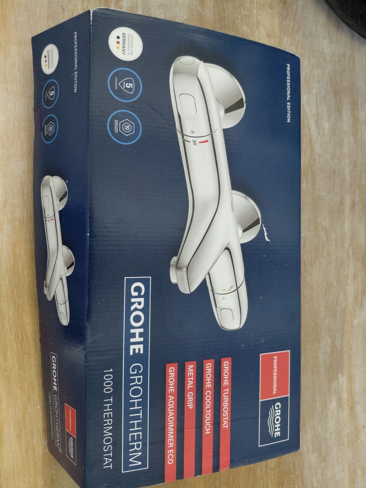 Grohe Grohtherm 1000 Thermostat Kraan - Nieuw in doos, Ophalen, Nieuw, Chroom, Kraan