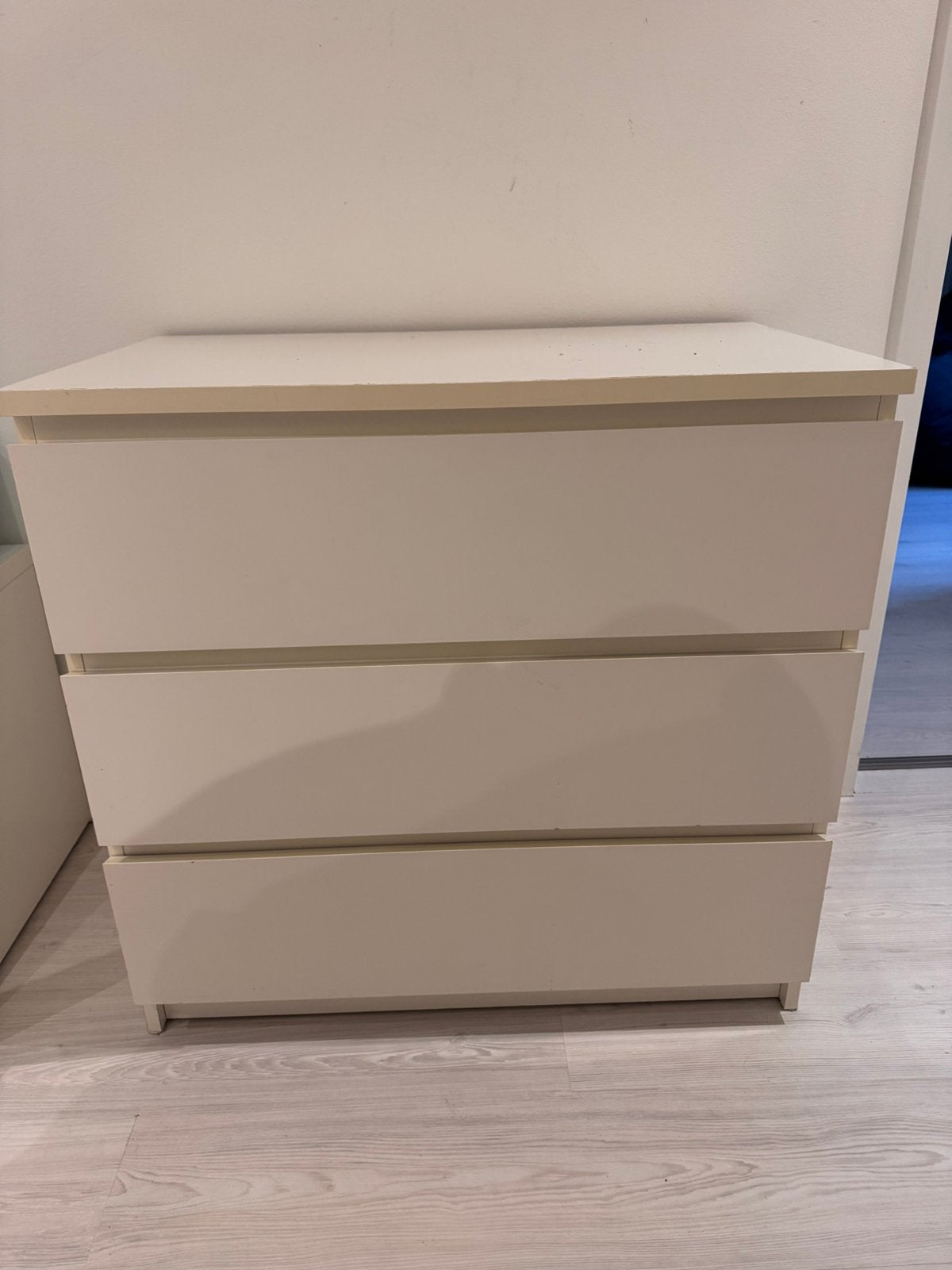 IKEA Malm ladekast Wit - 3 lades (80x48x78), Huis en Inrichting, Kasten | Ladekasten, Ophalen, Gebruikt, 50 tot 100 cm, 3 of 4 laden