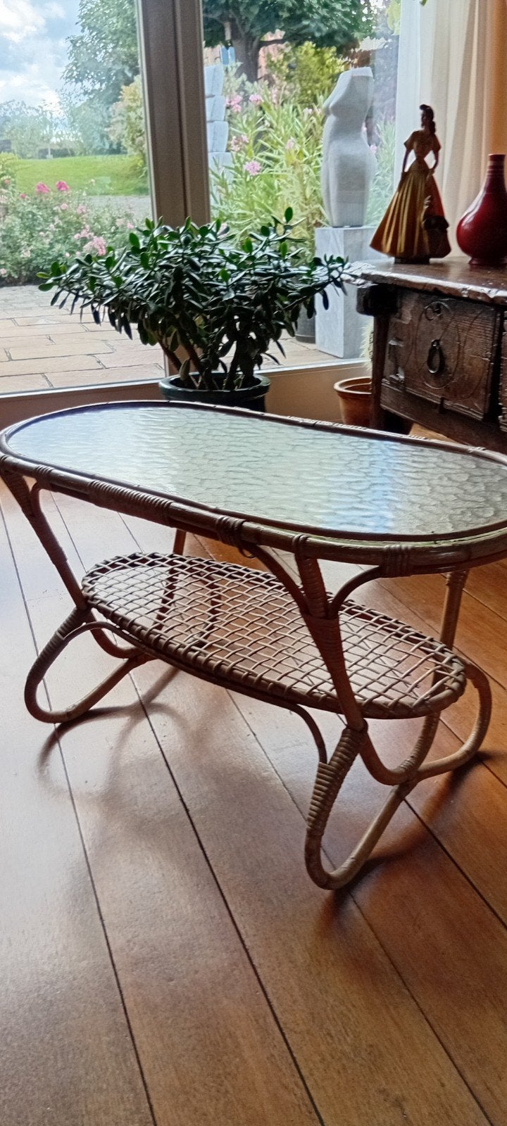 rotantafeltje retro, Ophalen, Huis en Inrichting