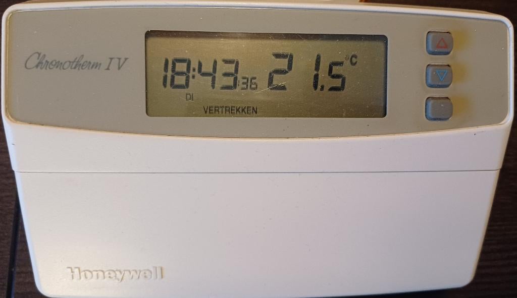 Honeywell Chronotherm IV klokthermostaat, Ophalen, Gebruikt