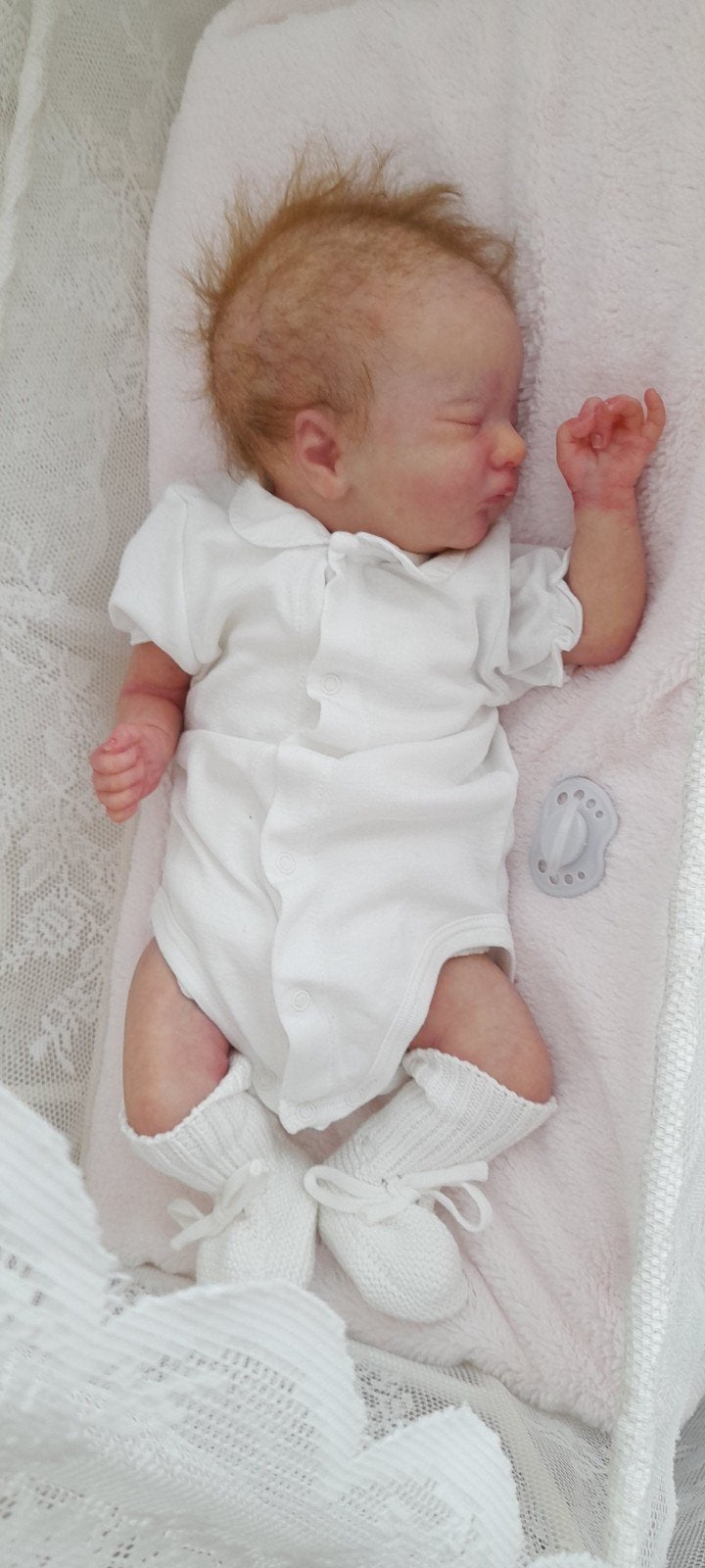 Reborn,,charlotte,,van l.l.e nu bieden., Nieuw, Truitje of Vestje, Verzenden, Jongetje of Meisje