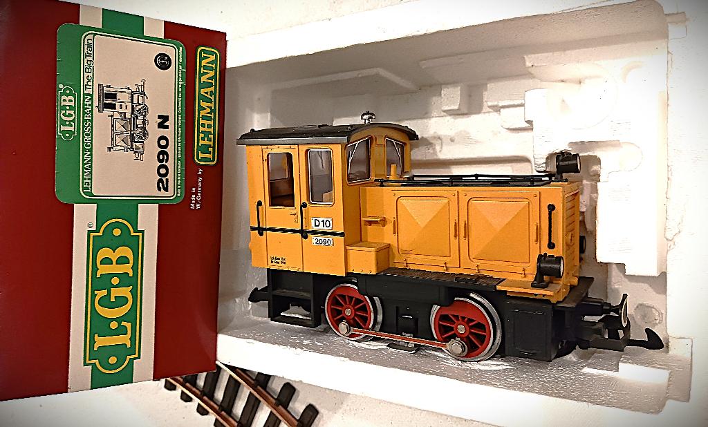 LGB rangeerdiesel Nr 2090 geel, zwart onderstel € 129, Hobby en Vrije tijd, Modeltreinen | Overige schalen, Gebruikt, Ophalen of Verzenden