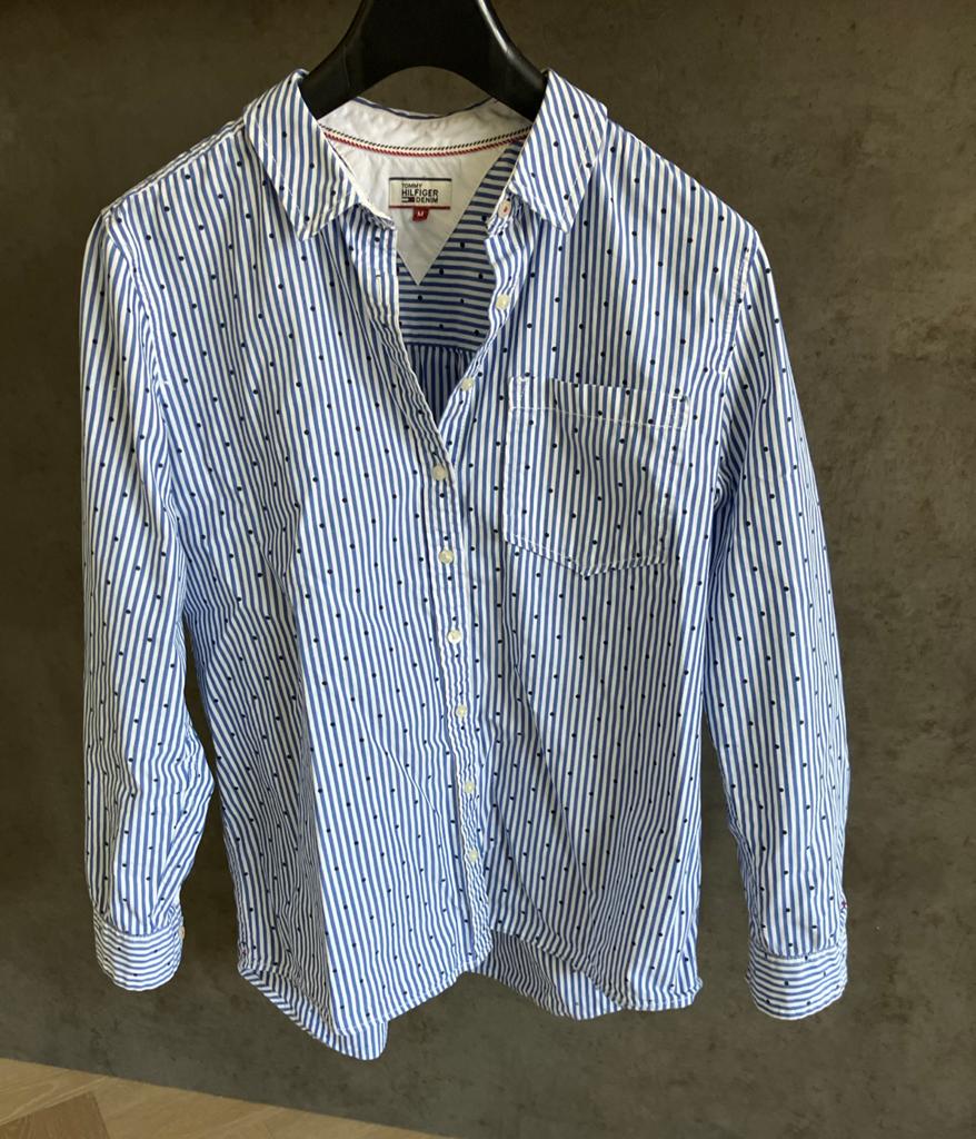Tommy Hilfiger Denim gestreepte blouse maat M, Ophalen of Verzenden, Zo goed als nieuw