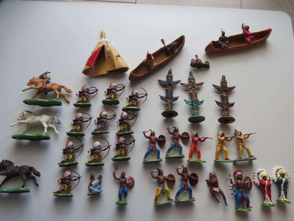 Kavel Western-figuren Britains, Verzenden, Gebruikt