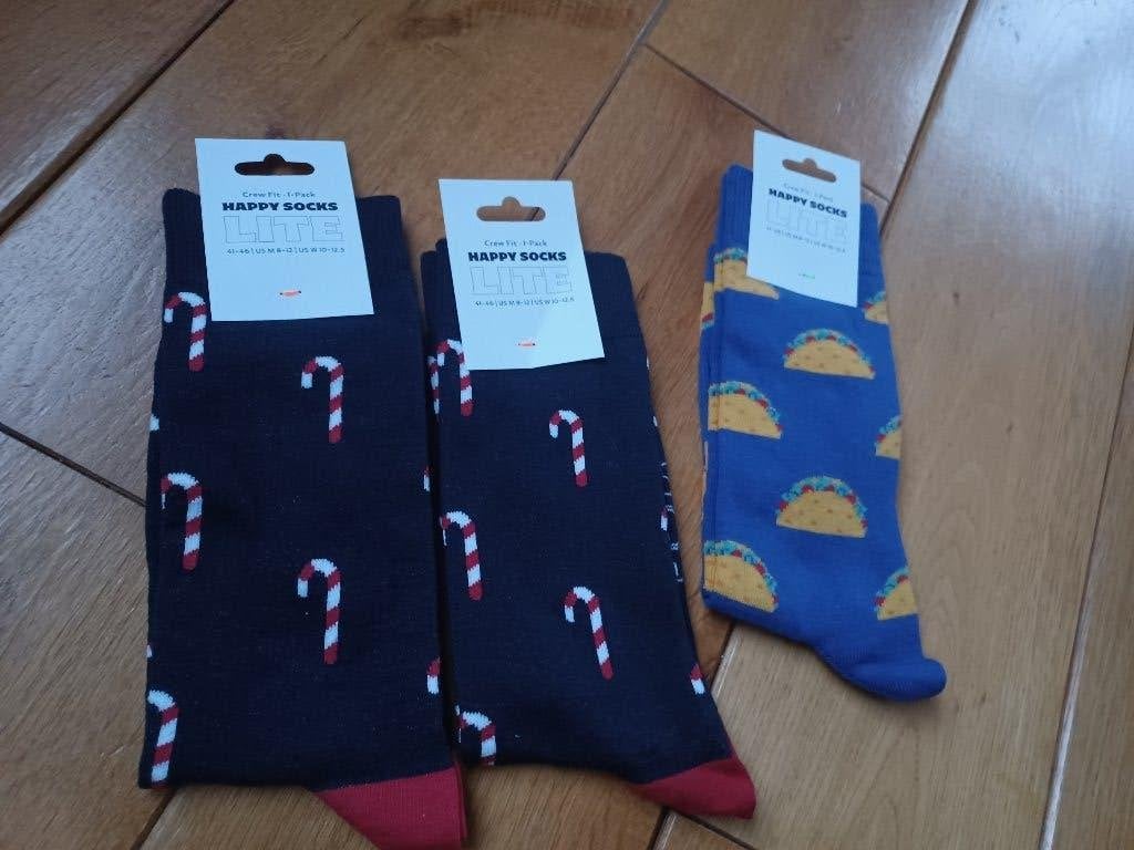 Div paren Happy Socks (o.a. kerst) - o.a. maat 41-46, Kleding | Heren, Sokken en Kousen, Overige kleuren, Ophalen of Verzenden