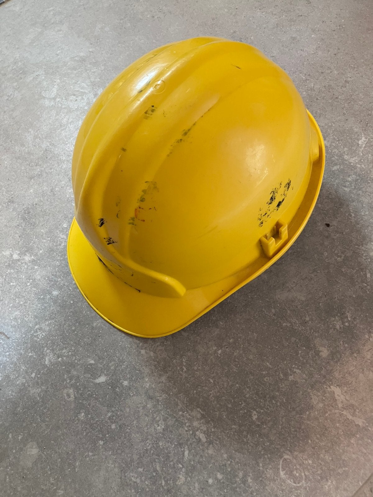Gele bouwhelm, Ophalen of Verzenden, Gebruikt