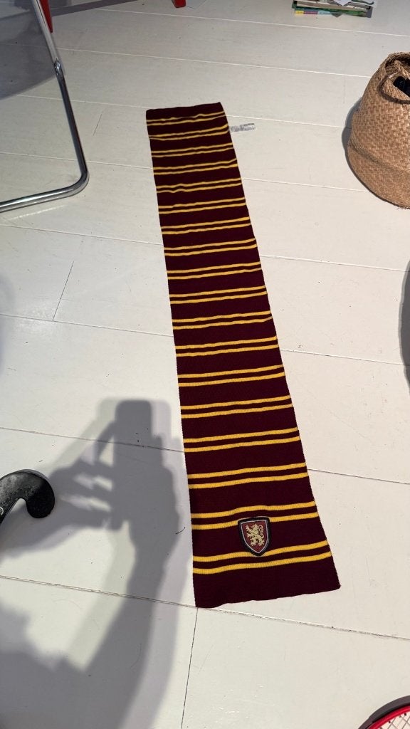 Harry Potter Griffoendor sjaal nieuw met kaartje, Ophalen of Verzenden, Nieuw, Overige typen