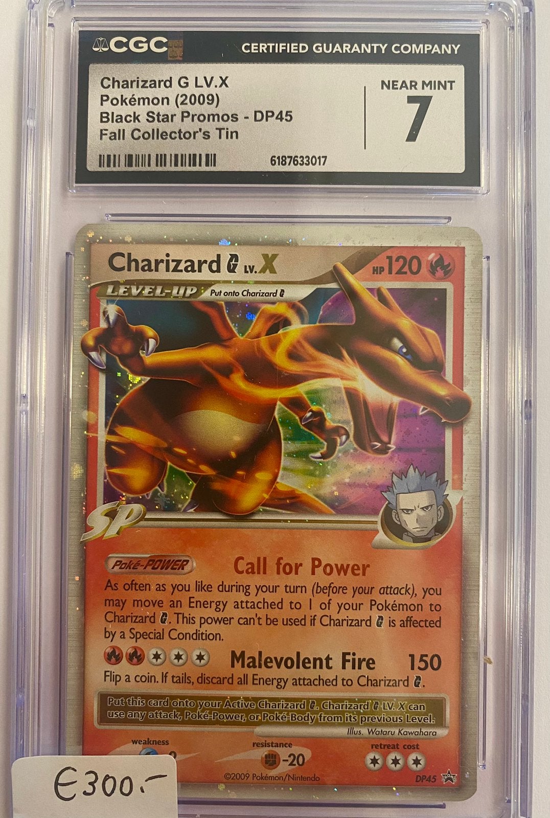 Charizard G LV. X promo DP45 in CGC slab, Hobby en Vrije tijd, Ophalen of Verzenden, Nieuw, Losse kaart, Foil