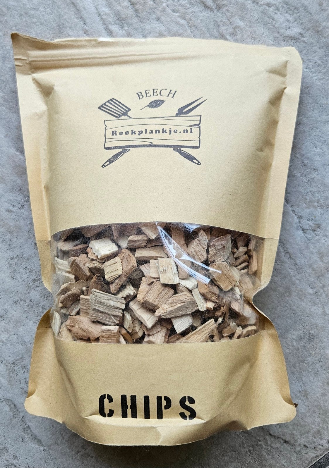 Beuken Rookchips Rookhout 2L voor BBQ en Roker, Ophalen of Verzenden, Zo goed als nieuw, Rookplankje
