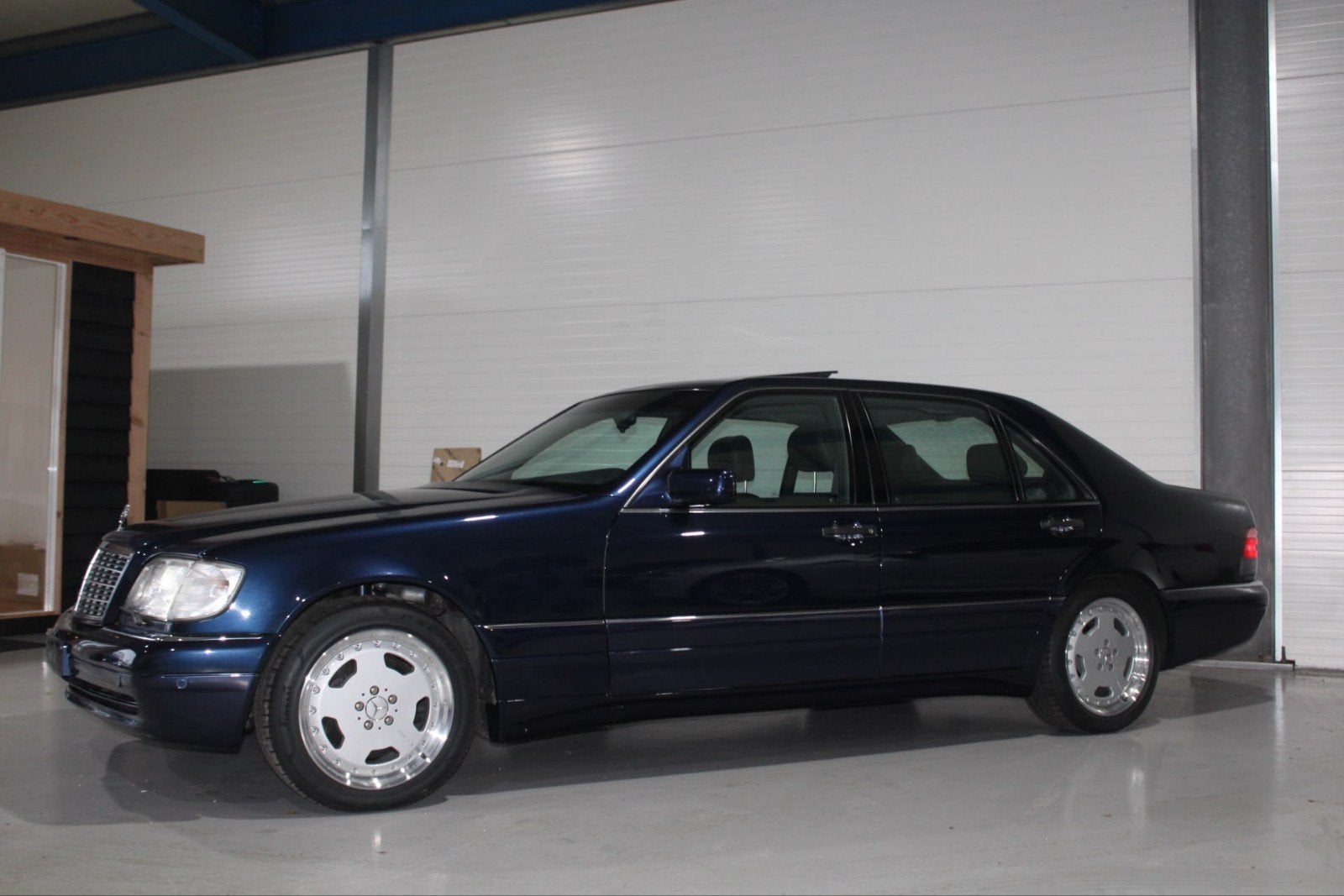 Originele Zeldzame Mercedes W140 AMG Monoblok Velgen, Ophalen, 18 inch, Gebruikt, Banden en Velgen