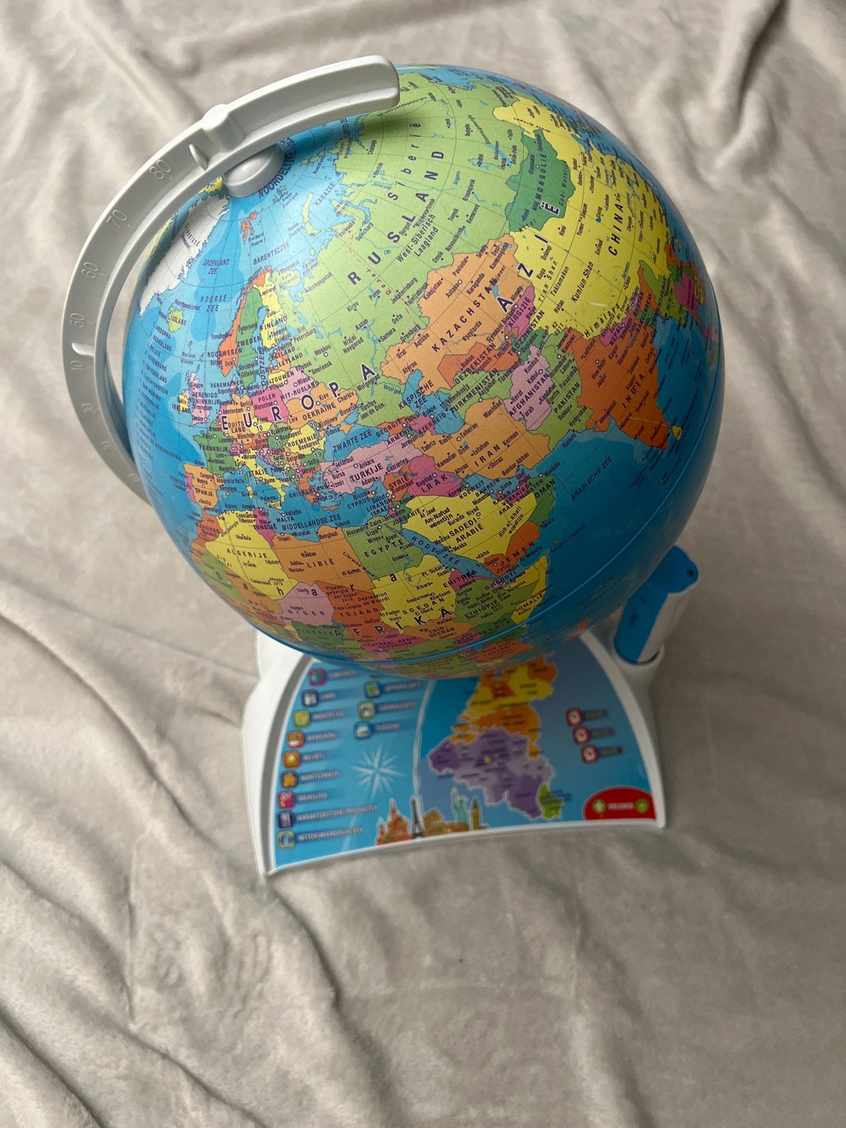 Interactieve Wereldbol met Audio - Spelend Leren, Verzenden, Gebruikt, Taal en Lezen, Met geluid