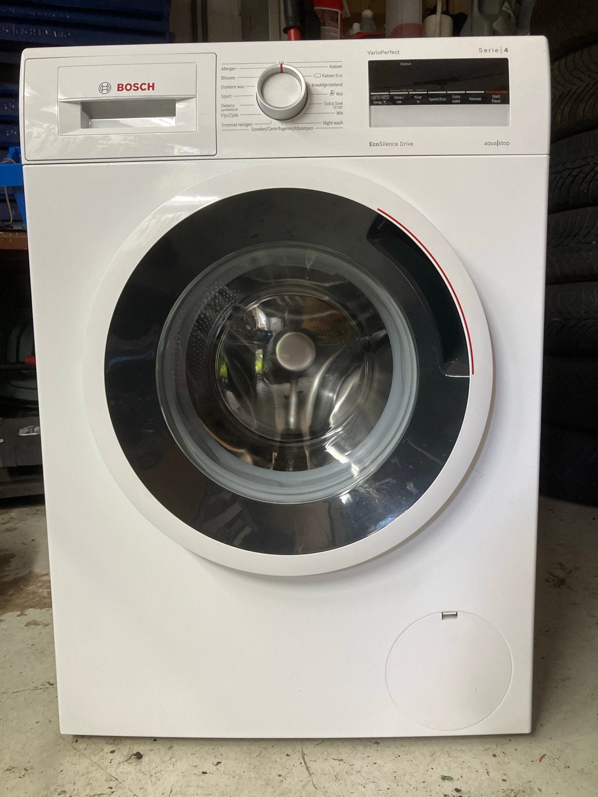 Bosch Serie 4 VarioPerfect Wasmachine EcoSilence Drive, Witgoed en Apparatuur, Wasmachines, Gebruikt, Voorlader, 6 tot 8 kg, 85 tot 90 cm