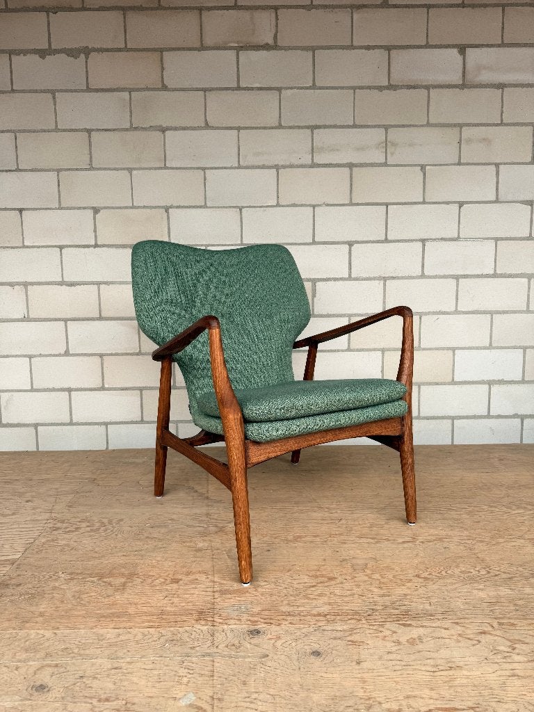 Sateliet Lindgren LAC fauteuil, Ophalen, Vintage, 75 tot 100 cm, Zo goed als nieuw
