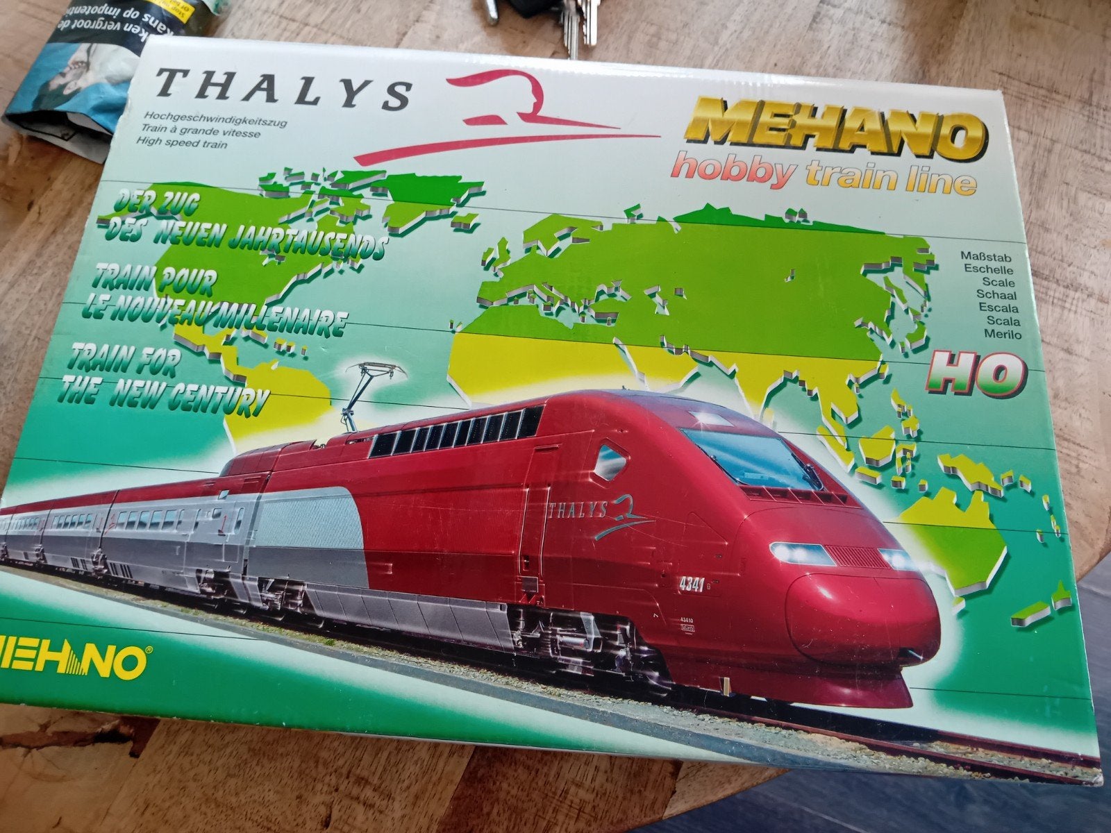 Thalys Treinset HO Schaal Mehanos Hobby Train Line, Ophalen