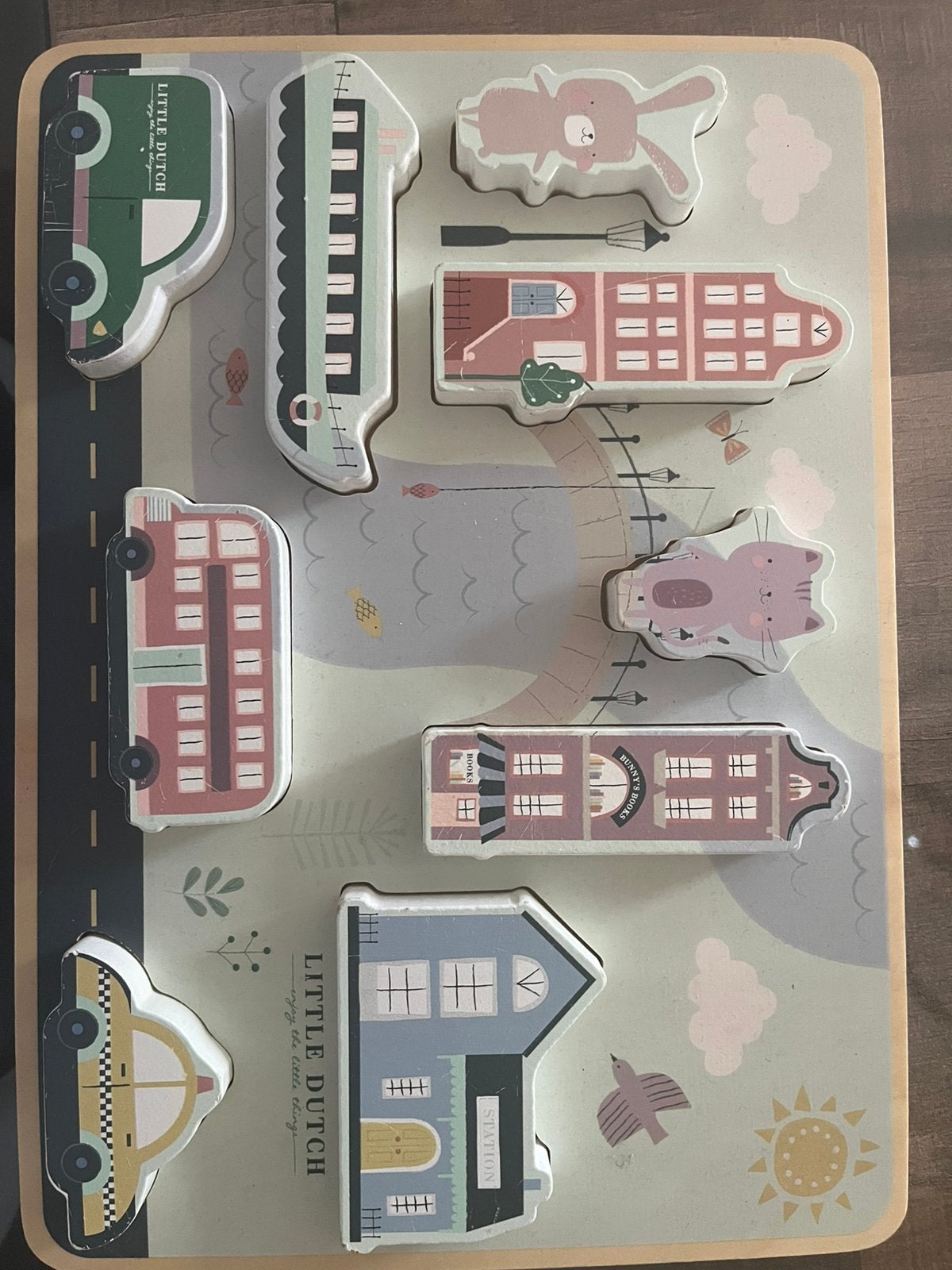 Little dutch inleg puzzel, Ophalen, Zo goed als nieuw