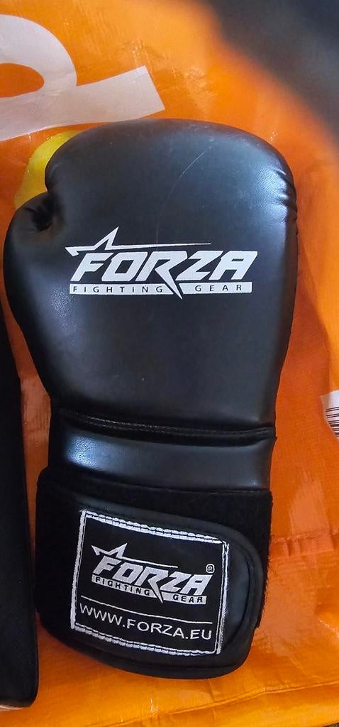 Forza Fighting Gear Bokshandschoenen - 12 OZ - Zwart, Sport en Fitness, Vechtsporten en Zelfverdediging, Ophalen of Verzenden