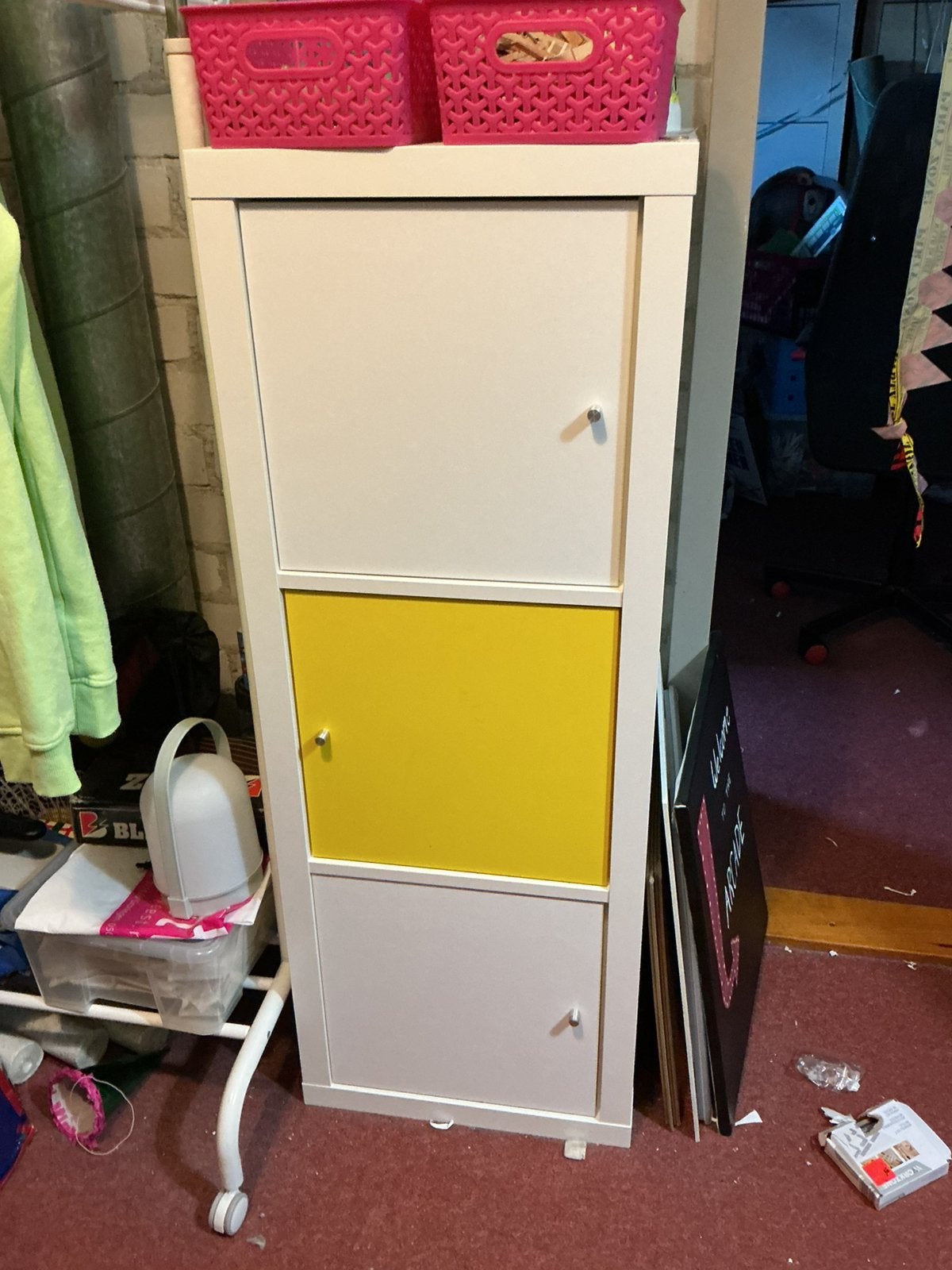 Ikea kallaxkasten 3x3, Ophalen, Met lade(s), Zo goed als nieuw, Minder dan 150 cm